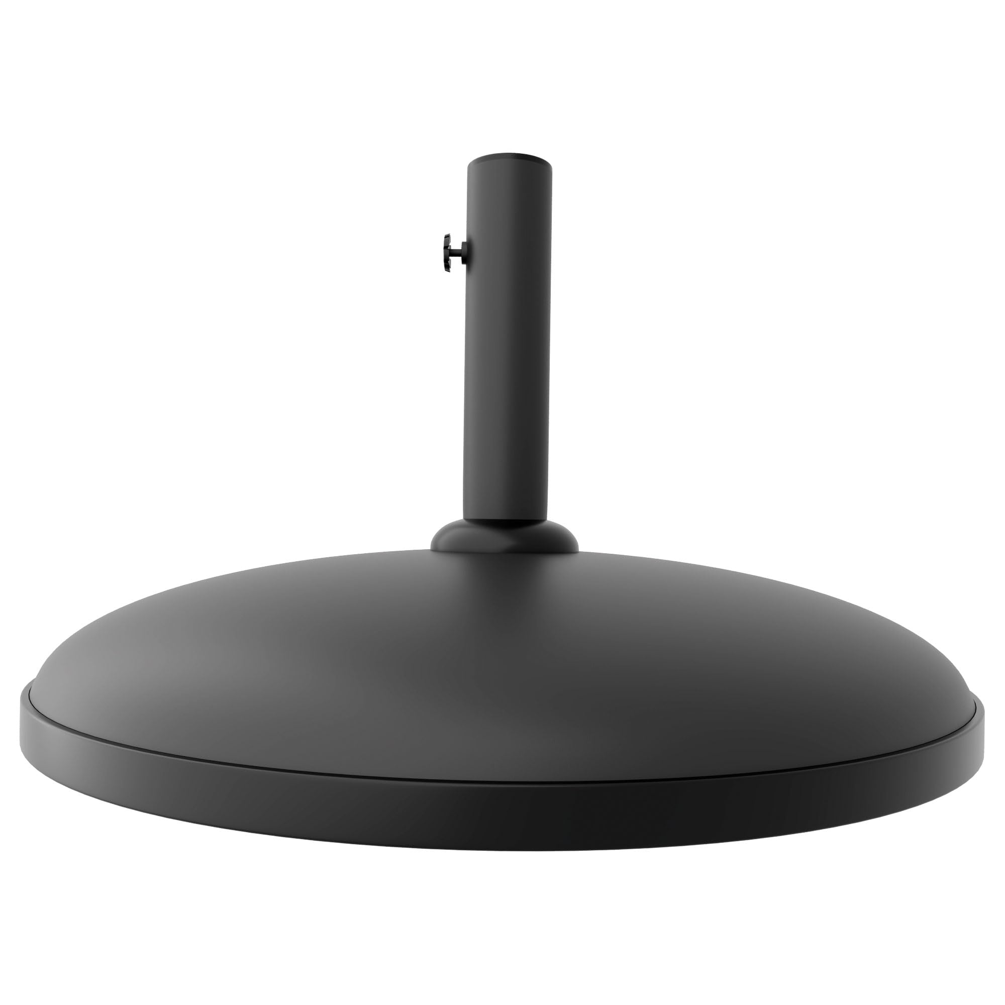 FRANKYSTAR Radika Base pour parasol de jardin rond Ø51 cm Support de 25 kg pour parasols en béton noir