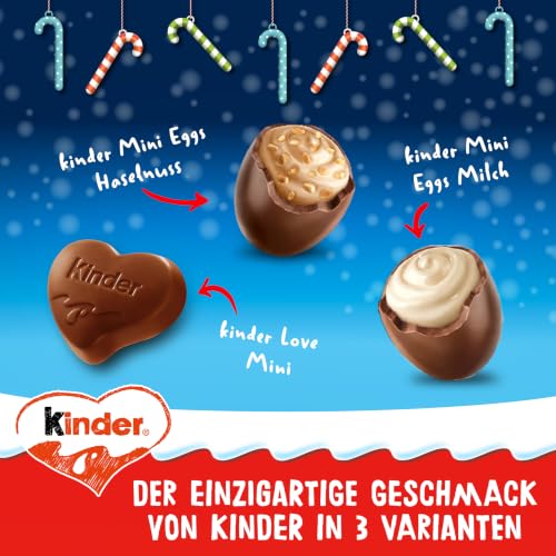 kinder Mix Tisch-Adventskalender 2026 – Adventskalender mit leckeren Schokoladen-Spezialitäten – 1 Kalender à 113g – Ansicht 6