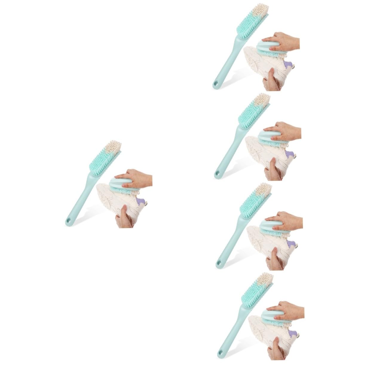 Brosse de nettoyage anti tache incrustée brosse pour tapis et linge à réservoir intégré