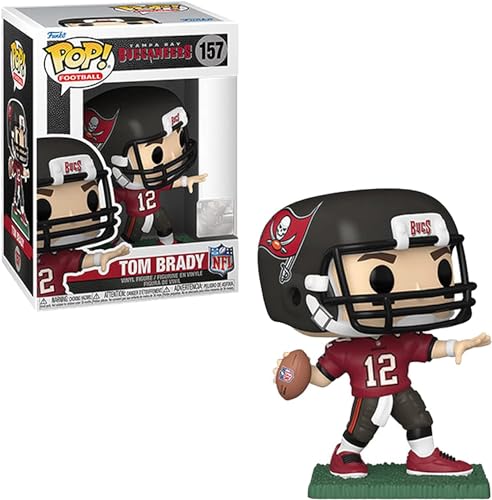 Figura Funko Pop Tom Brady Buccaneers de 3.75 pulgadas en uniforme de local con protector 3