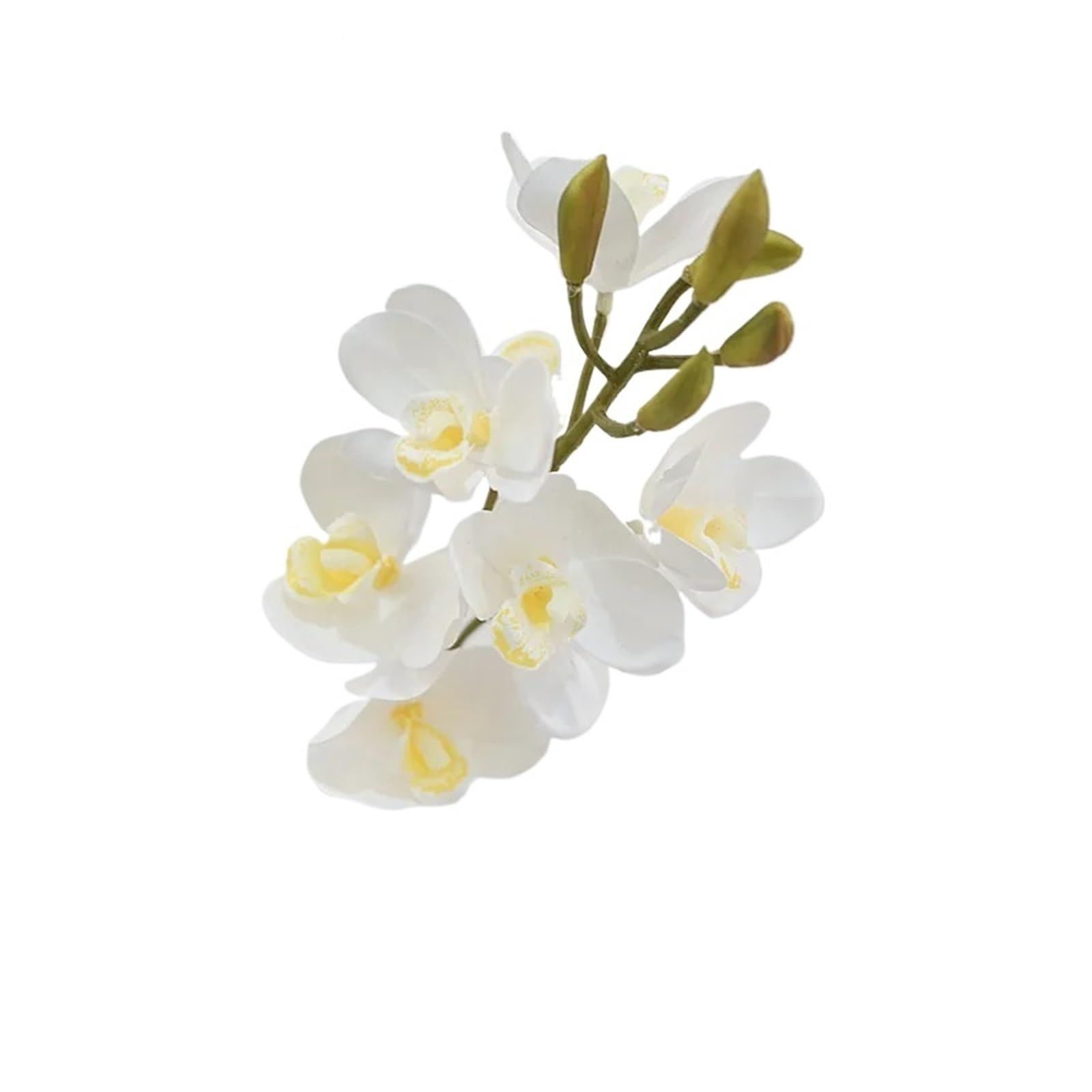 Casetlong 5Pcs Artificial Flowers For Home Decoration Wedding Party Flower Arrangement(White)
