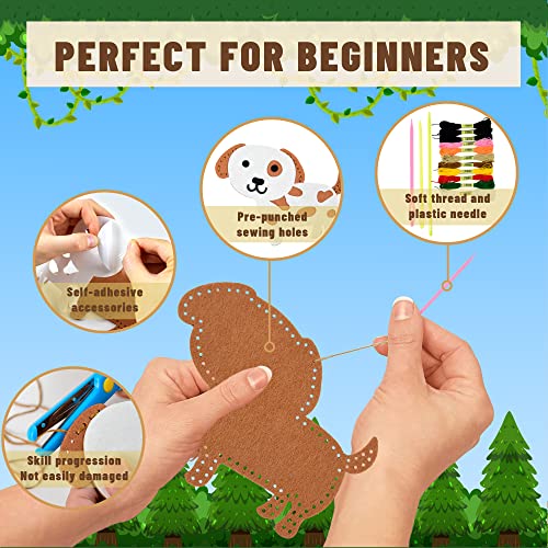 sinceroduct-Farm-Animals-Craft-Kit-DIY-Farm-Creatures-Sewing-Kit-12pcs-of-Plush-Animals-for-KidsBeginners-Educational-Sewing-Kit-Girls-and-Boys-Art-Craft-Kits sinceroduct-Farm-Animals-Craft-Kit-DIY-Farm-Creatures-Sewing-Kit-12pcs-of-Plush-Animals-for-KidsBeginners-Educational-Sewing-Kit-Girls-and-Boys-Art-Craft-Kits