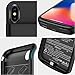 NEWDERY Upgraded Battery Case Qi Wireless Charging Compatible, 6000mAh Slim Extended Rechargeable External Charger Case Compatible X Xs 10 (5.8 Inches Black)