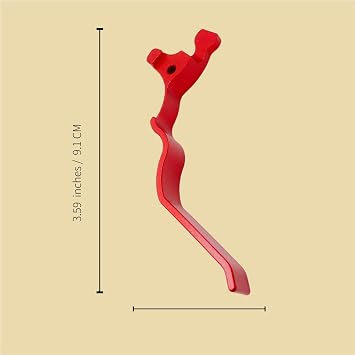 Extended Lever and Handle for 10-22 Combo-Replacement Accessories (Red)