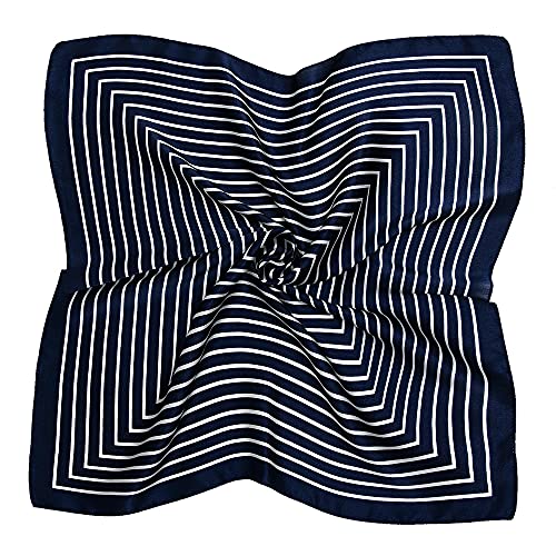 100% Mulberry Silk Scarf Square Hair Scarves Fashion Pattern Neck Scarfs for Women2