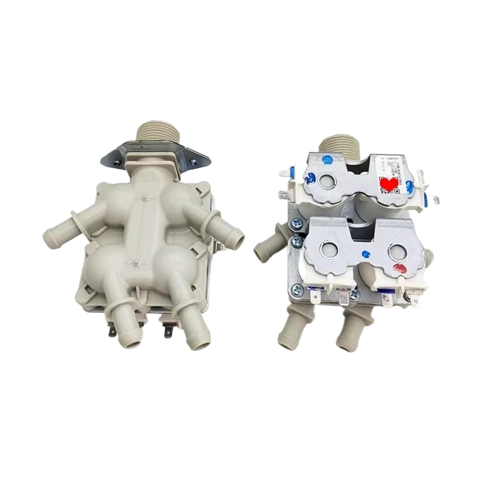 One Inlet Four Inlet Valve Solenoid Valve,Compatible for LG ， 5521ER1002M AJU75412402/13 DC DC12V Washing Machine Parts(5521ER1002M)