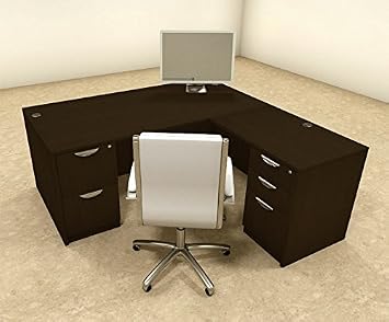 4pc L Shape Modern Executive Office Desk, OT-SUL-L8