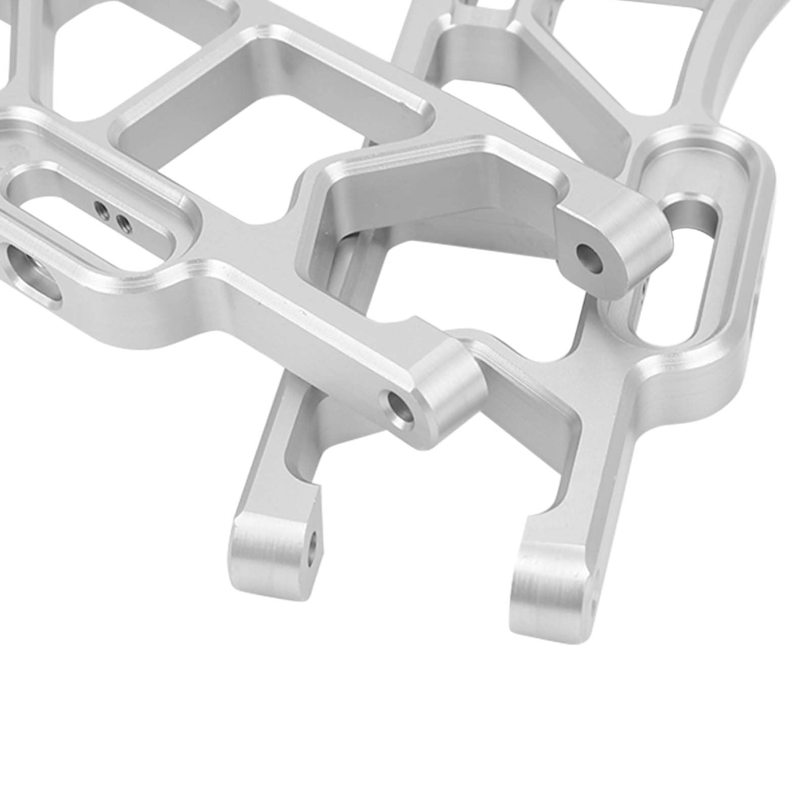 RC tylne dolne ramię zawieszenia stop aluminium o wysokiej wytrzymałości trwała część do modernizacji dla Corally Kronos 6S 1/8 RC samochód srebrny 2 szt. 155x51mm