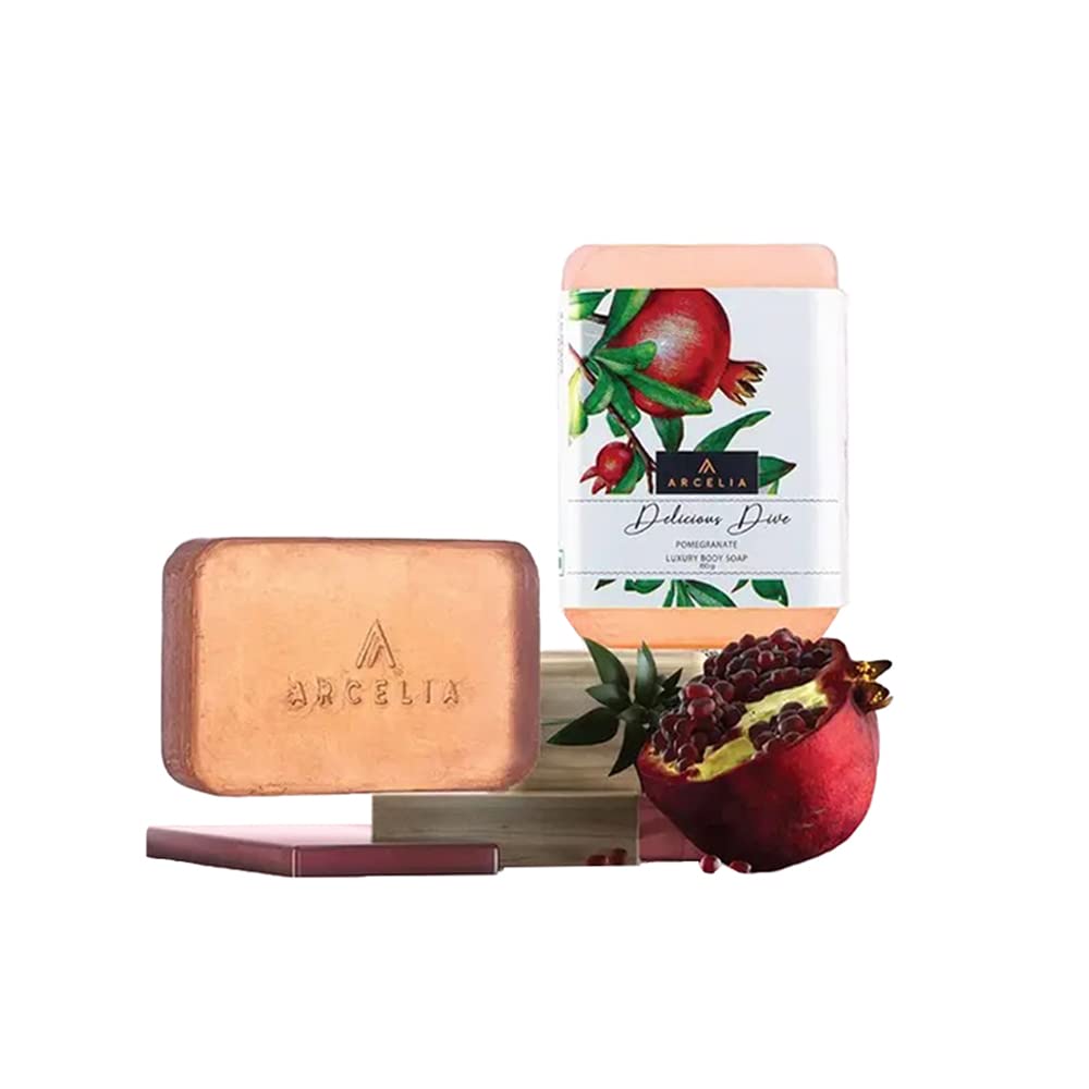 Arcelia by Shoppers Stop Delicious Dive Luxury Bathing Soap - Pomegranate (150gm)