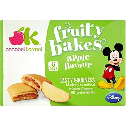 Annabel Karmel Disney Fruity Bakes - Apple Flavour (6 per Pack - 132g) - Pack of 6 Cover