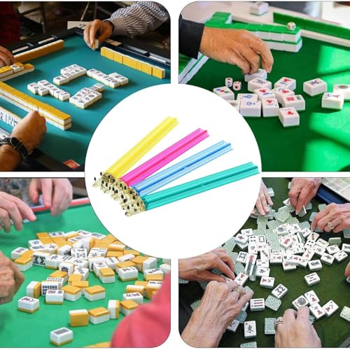 Supports de mahjong avec poussoirs pour débutants et joueurs expérimentés - 4