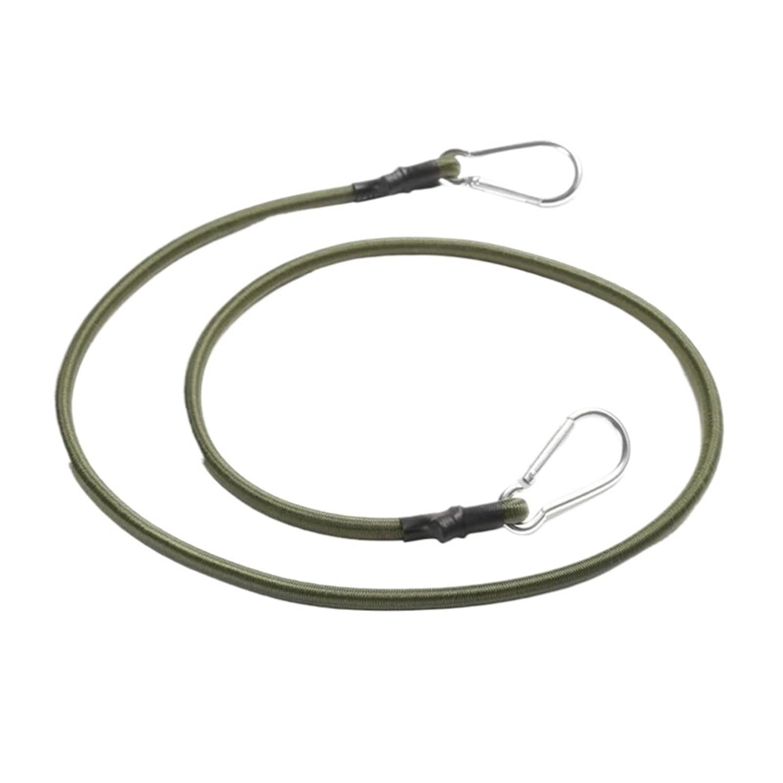 Outdoor Tie Down Rope, Bungee Cords With Hooks Elastic Tie Straps