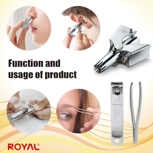 Image of ROYAL Battery Powered Nose Hair Trimmer For Men Manual Made In Korea
