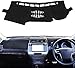 Produktbild ACYCY Auto Armaturenbrett Matte Für Toyota Land Cruiser Prado J150 2010-2018, Armaturenbrett Abdeckung Matte Pad Dashmat Sonnenschutz Instrument Teppich Auto Styling Zubehör, Schwarz (Blue Edge)