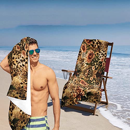 Lianmei Beach Towels,Luxury Bath Towels 70 X 35In Quick Drying Absorbent Soft Beach Towel, With Printed Pattern For Swimming, Bath, Color Onesize #TOP3
