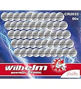 50 x Knopfzelle CR2032 Wilhelm Batterie Lithium 3V CR 2032 Industrieware