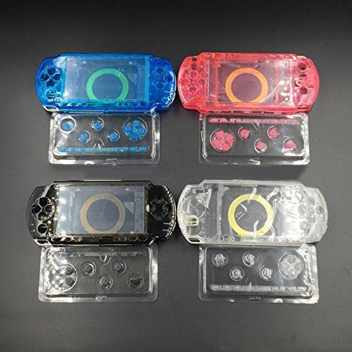 Housing Case Shell Cover With Buttons Screwdrivers For PSP 1000 1001 (Clear Pink)