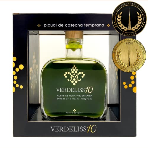 | VERDELISS 10 | ACEITE DE OLIVA VIRGEN EXTRA DE JAEN PREMIUM LUXURY COSECHA TEMPRANA DE COLOR VERDE