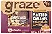 Graze Salted Caramel & Chocolate Cookie Mix with Peanuts, Milk Chocolate Salted Caramel Buttons, Almond Cookie Drops & Pumpkin Seeds, 1.3 Ounce Box, 9 Pack