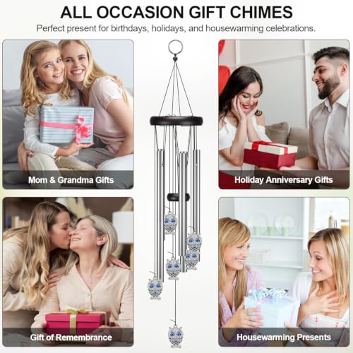 Image of Virekm Small Wind Chimes, House Warming Gifts for Women, New Home Gift Men