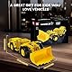 Mould King 17056 Technik RC Bulldozer, 1396 Teile Radlader mit Fernbedienung & Motoren, Baufahrzeug ModellBausatz Geschenk für Jungen und Mädchen ab 14 Jahren
