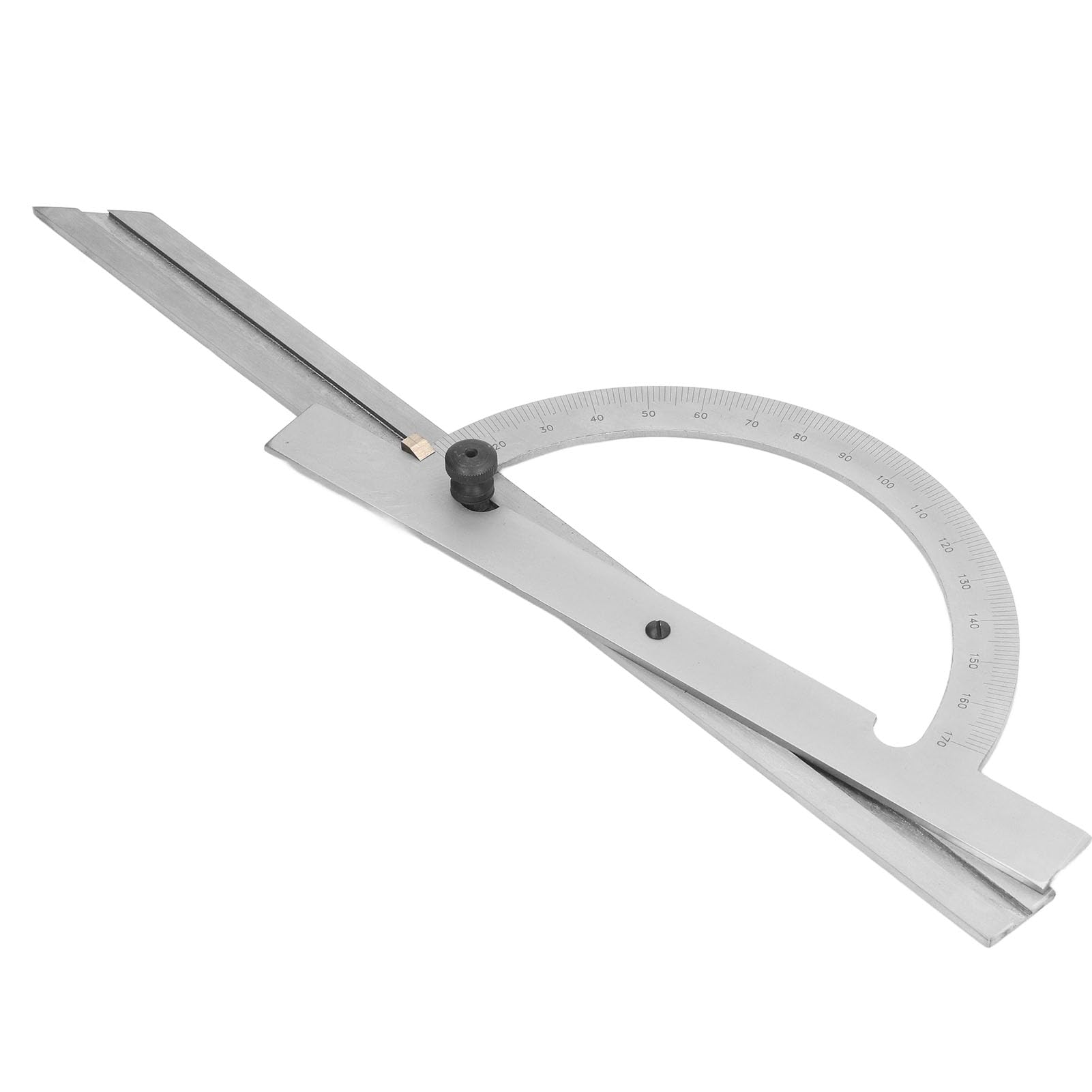 Goniometro per la lavorazione del legno Righello angolare regolabile in acciaio al carbonio ad alta precisione 200 X 400 mm per falegnami e hobbisti della lavorazione del legno