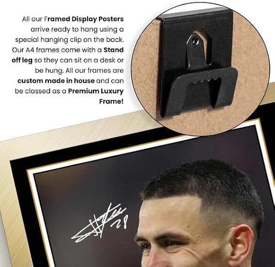 Enzo Le Fee Signed Framed Photo – Football Memorabilia – Football Gift for Fans & Sports Enthusiasts, A1 HUGE Poster Print (840x594mm)