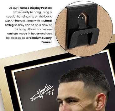 Enzo Le Fee Signed Framed Photo – Football Memorabilia – Football Gift for Fans & Sports Enthusiasts, A1 HUGE Poster Print (840x594mm)