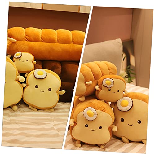 BRIGHTFUFU Pão Recheado Brinquedos Infantis Almofada De Brinde Brinquedos Macios Almofadas De Sofá T