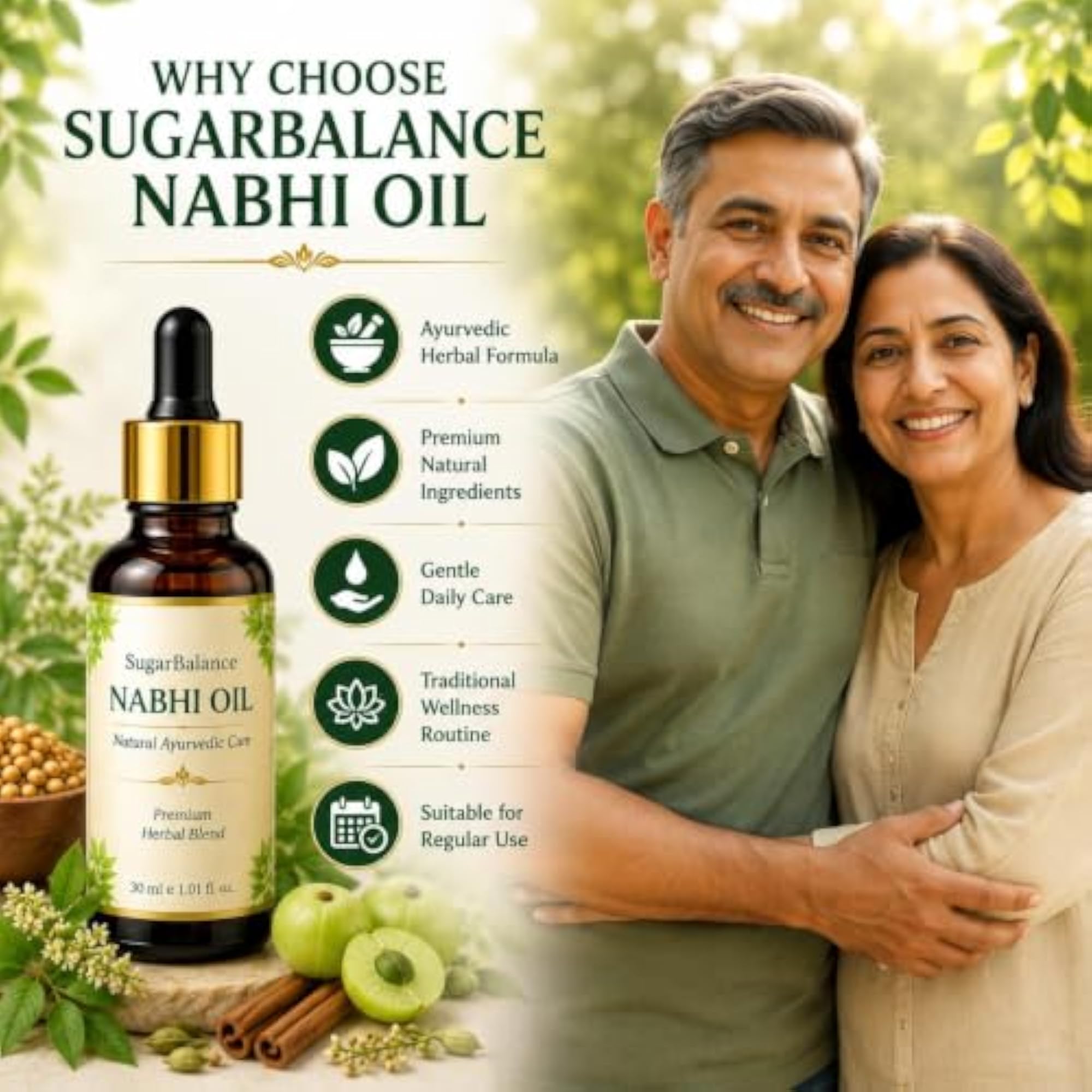 SugarBalance Nabhi Oil, 30 ml