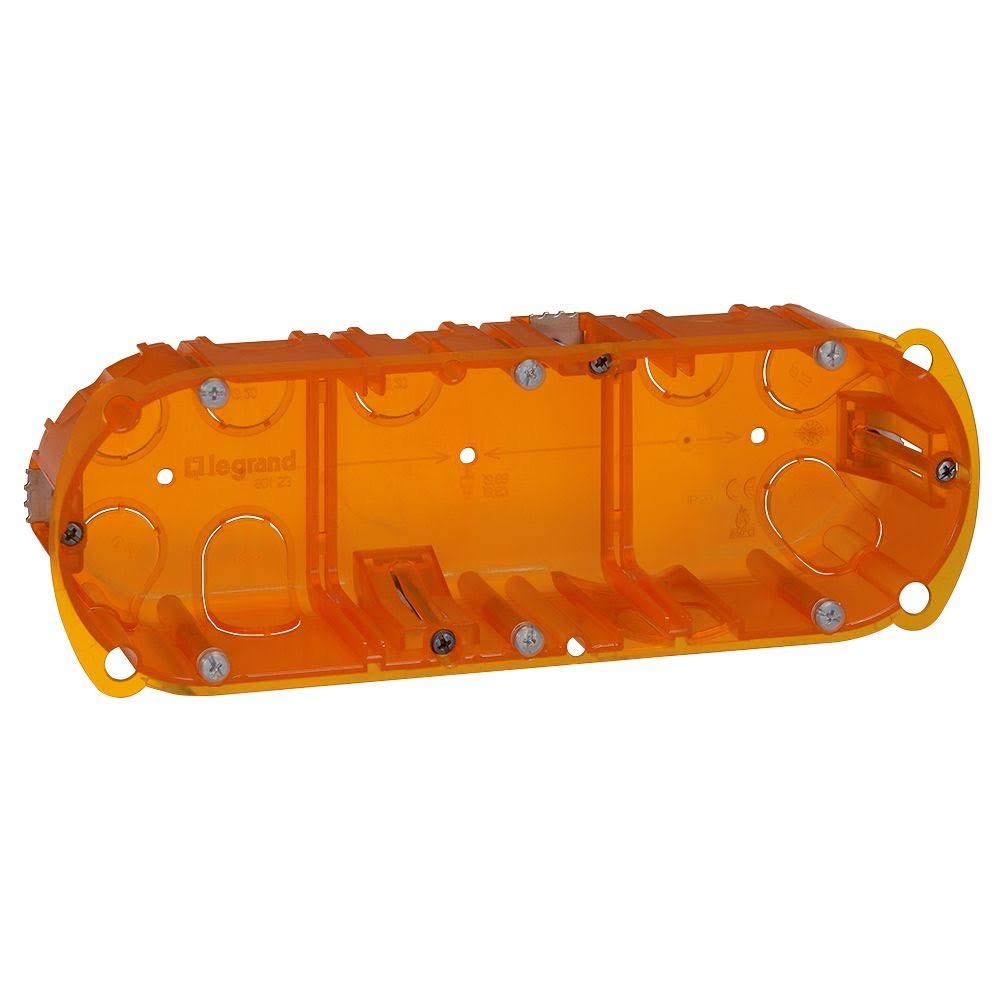 Batibox Triple flush-mounted box 67mm 213x50mm orange 080123 /T2UK