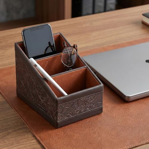 Organiseur en cuir multi-compartiments SEWACC déco élégante - 3