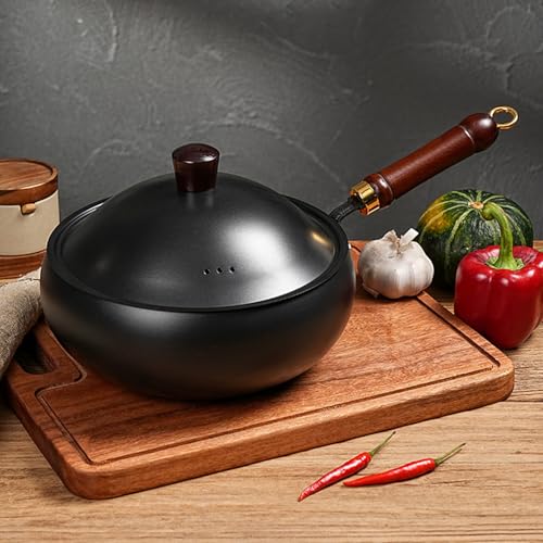 Wok de hierro fundido japonés 9.5 pulgadas miniatura 3