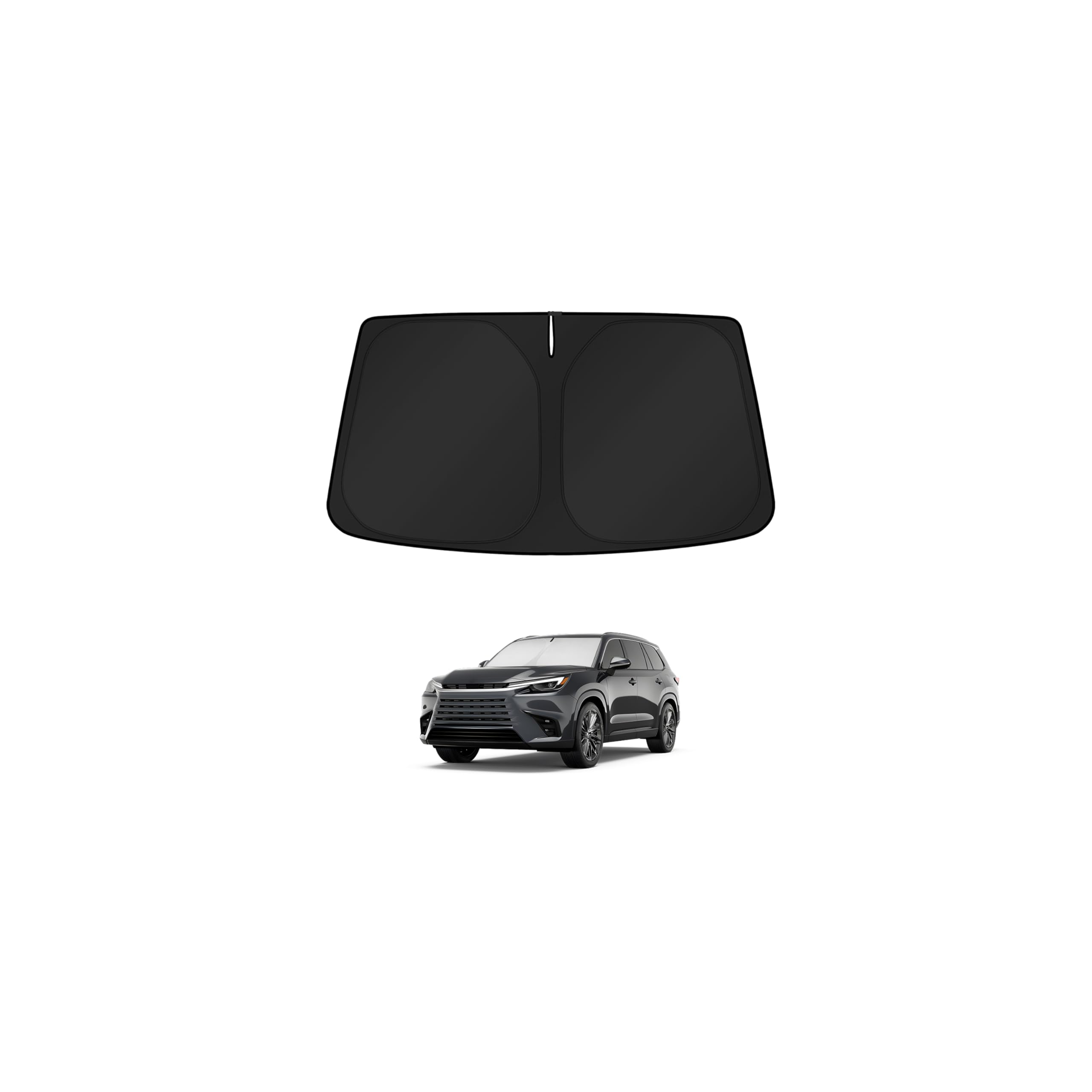 KUST Windshield Sun Shade for Lexus TX 2024 2025 2026 Window Accessories Shade Sun Visor Cover Foldable Block UV Rays