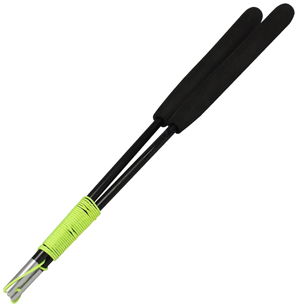 Juggle Dream Diabolo Jonglage Baguettes Superglass Fibre de Verre Solides Légères Grinds Bâton Noir