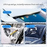 ALJLA Magnetic Windscreen Cover with Mirror Covers for Audi Q2 2016-2020 2021 2022 2023 2024 2025 GA, All-Season Frost Protector, Heavy-Duty Snow, Ice & UV Sun Shade -Easy to Install - Image 6