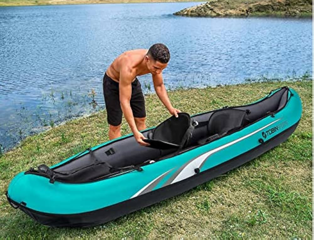 Amazon.com : Tobin Sports Wavebreak Kayak. Inflatable Kayak