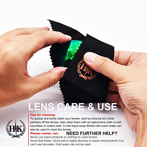 Lentille pour Oakley Radar Range 53-097 verre de rechange noir vert lunettes - 6