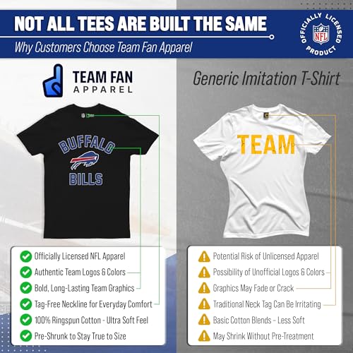 Image of NFL Gameday Cotton Blend T-Shirt for Men and Women - Licensed