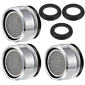VABNEER 3 pezzi Filtro rubinetto accessori Diffusore rubinetto filtro idrico con guarnizione per cucina e bagno
