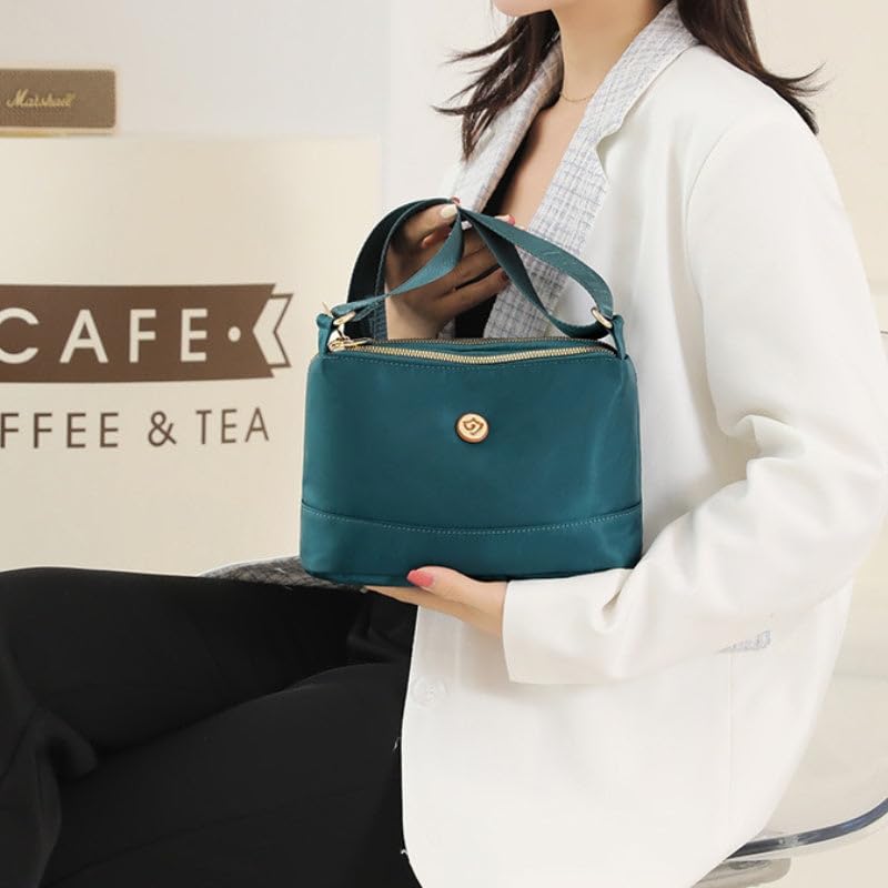 Minimalist Large-Capacity Nylon Shoulder And Crossbody Bag, Women's Multi-Pocket Casual Crossbody Bag Waterproof Shoulder Bag2