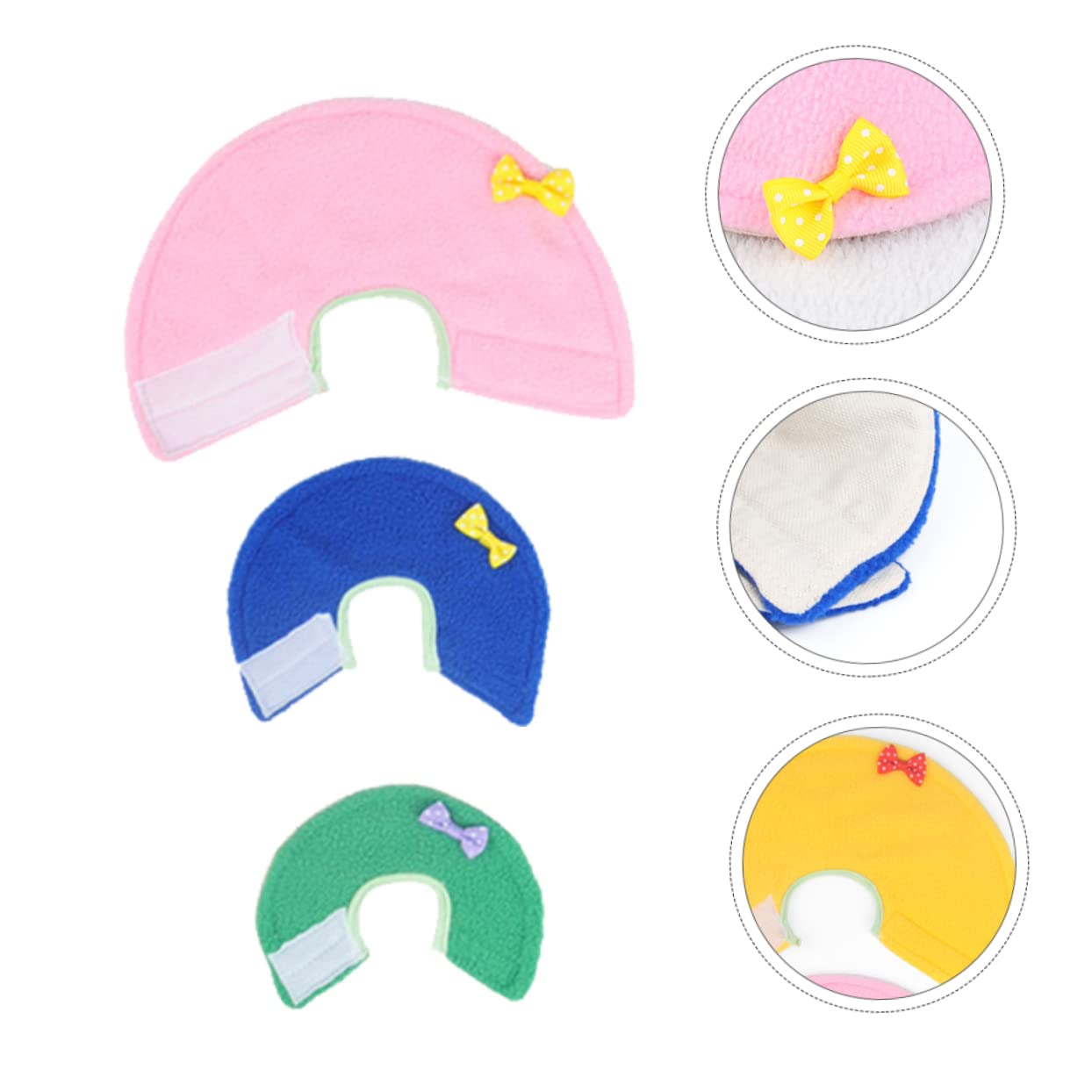 SEWOART Parrot Bite Collar Bird Recovery Neck Wear Bird Supplies Fine Craftsmanship Durable Multifunctional Random Color