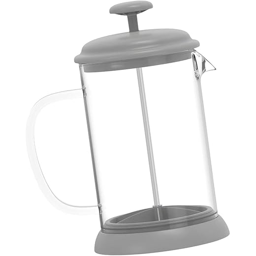 ARTISOUL? Glass Coffee Maker Pot with Filter Heat Resistance Heat Resistant for Travel Gray | Kitchen Dining & Bar | Small Kitchen Appliances | Coffee & Tea Makers | French Presses