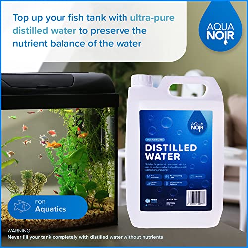 AQUANOIR Distilled Water 10L (2 x 5L) | Ideal for Steam Irons, CPAP Machines & Car Batteries| Purified Water | Made in UK - Image 5