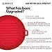WAVELU Air Fryer Silicone Pot Liner | EXTRA STRONG | Food Safe Air fryers Oven Accessories | Replacement of Flammable Parchment Paper | No More Harsh Cleaning Basket After Using Airfryer (5.3QT & up)