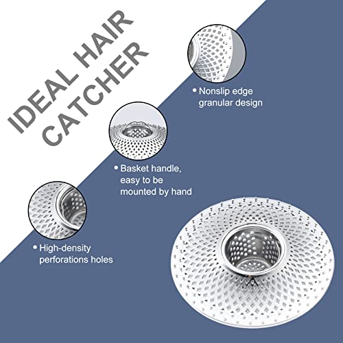 Windaly Shower Drain Hair Catcher, Bathtub Hair Catcher Drain Protector Strainer, Tub Drain Hair Trap Catcher #TOP1