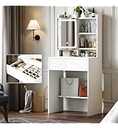 Amazon｜【日本企業】Dowinx ドレッサー コンパクト 幅60CM 3色LED