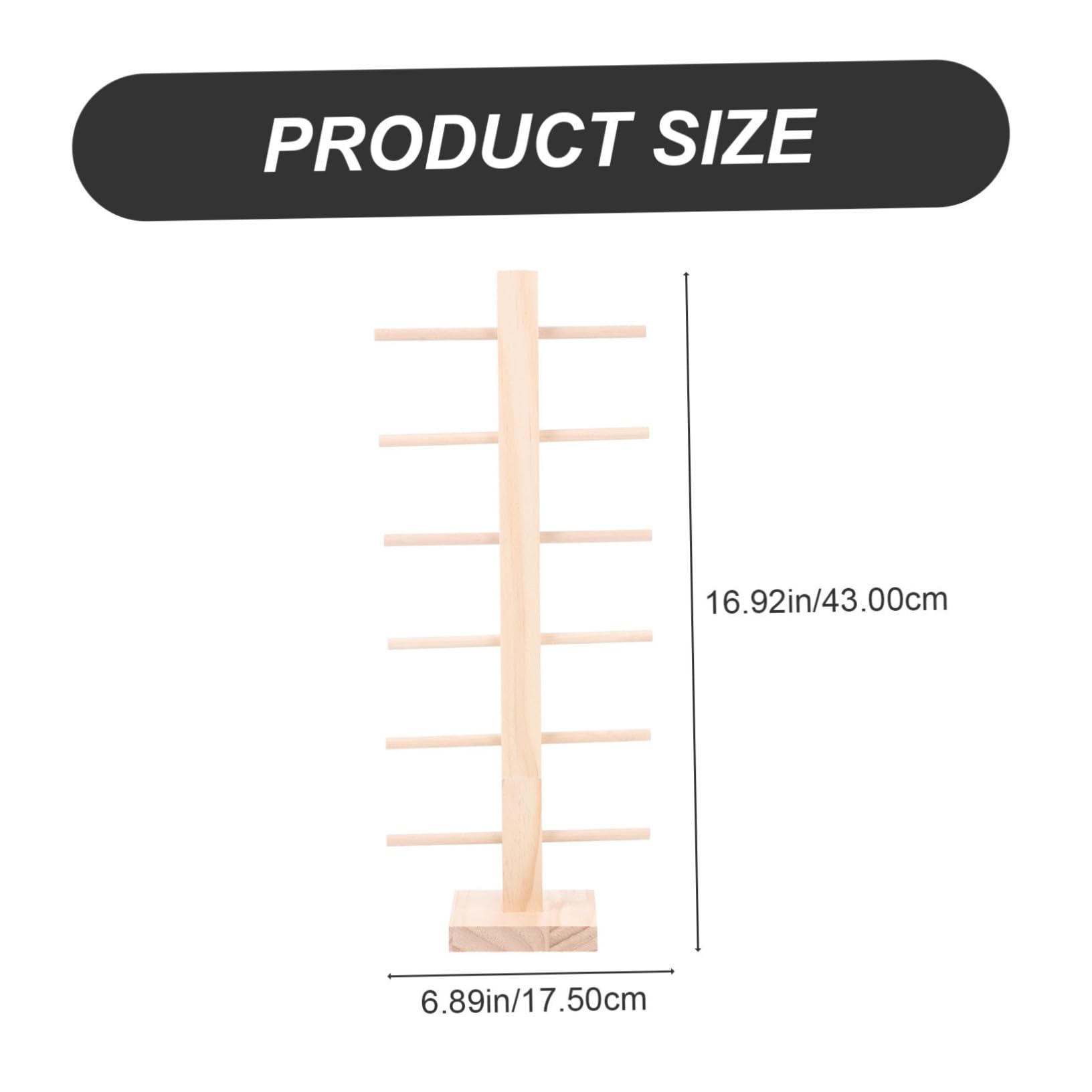 Alipis Sunglasses Organizer Wood Glasses Rack Holder for Desktop Stylish Tabletop Decor Glasses Display Shelf for Home Retail Use Holds