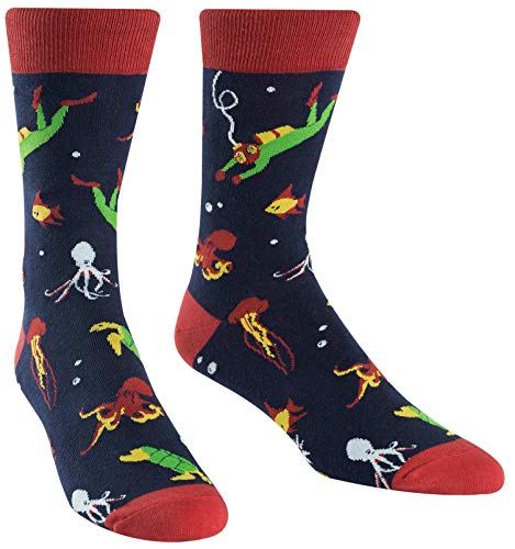 Sock It To Me Men's Underwater Explorer Crew Socks