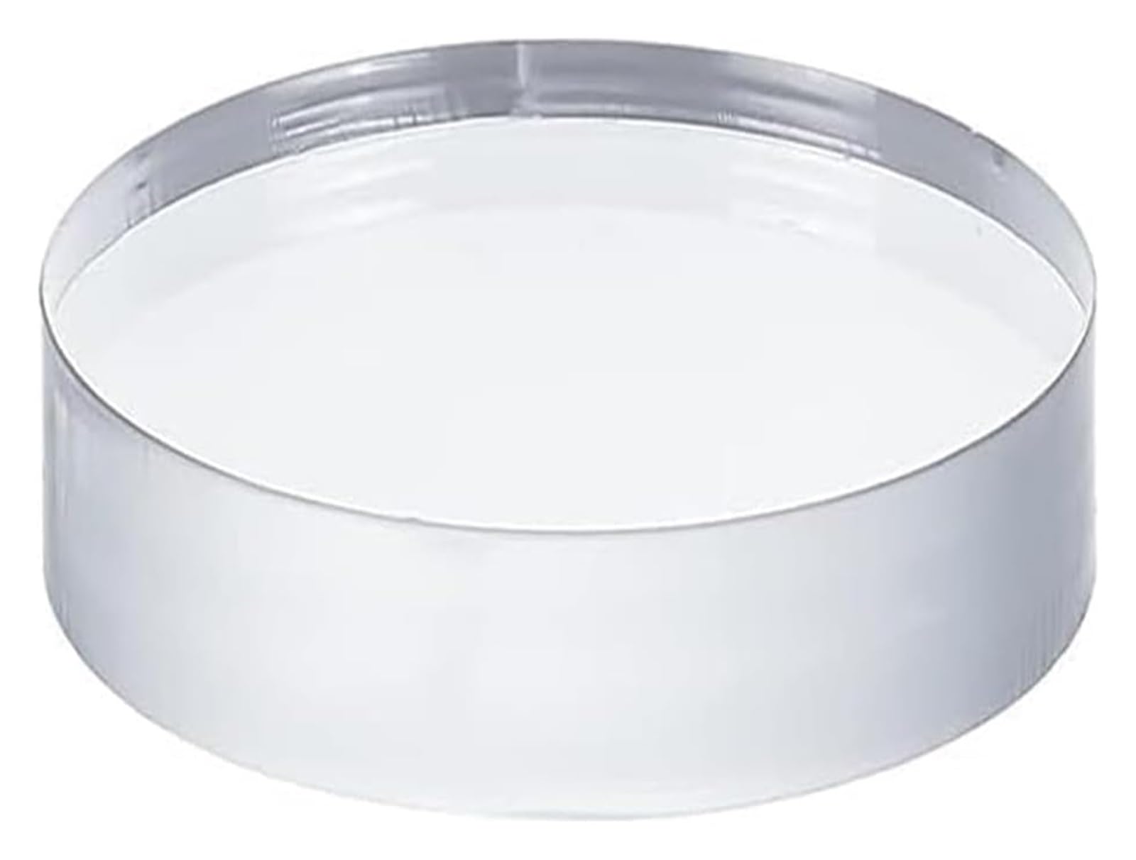 LQZAXSRDR Clear Acrylic Display Block, Clear Solid Acrylic Display Cylinder Block 2-10 cm Heights(Height 4cm)